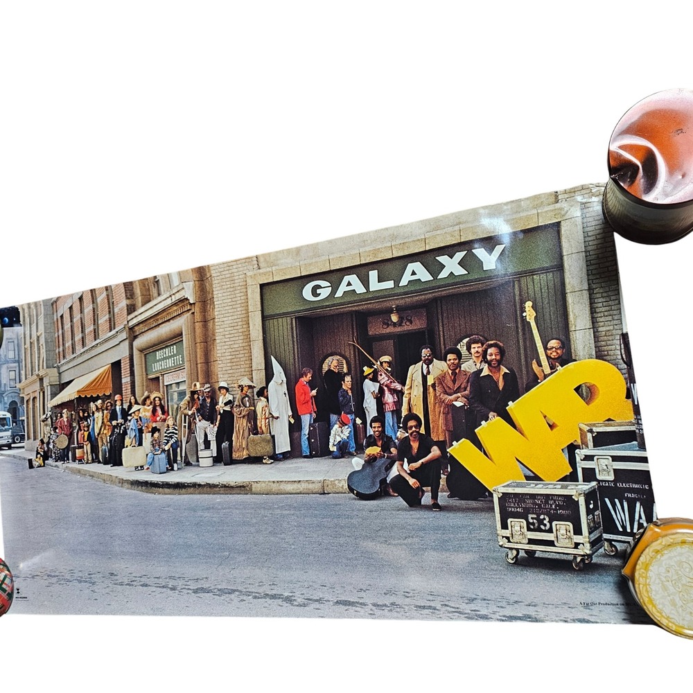 War Galaxy Vintage 1977 Promo Album Poster Display 18x35 MCA Records Funk Soul